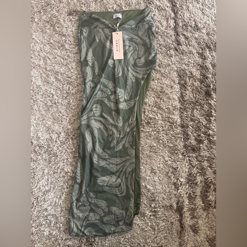 Oh Polly Olive Skirt